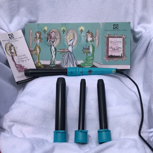 4 Barrel Digital Clipless Curling Iron Ser - Picture 2 of 6